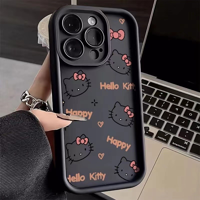 สําหรับ Honor X7D 5G, และ X9D 5G สมาร์ทเคสโทรศัพท์เรียบง่าย KT Cat Case