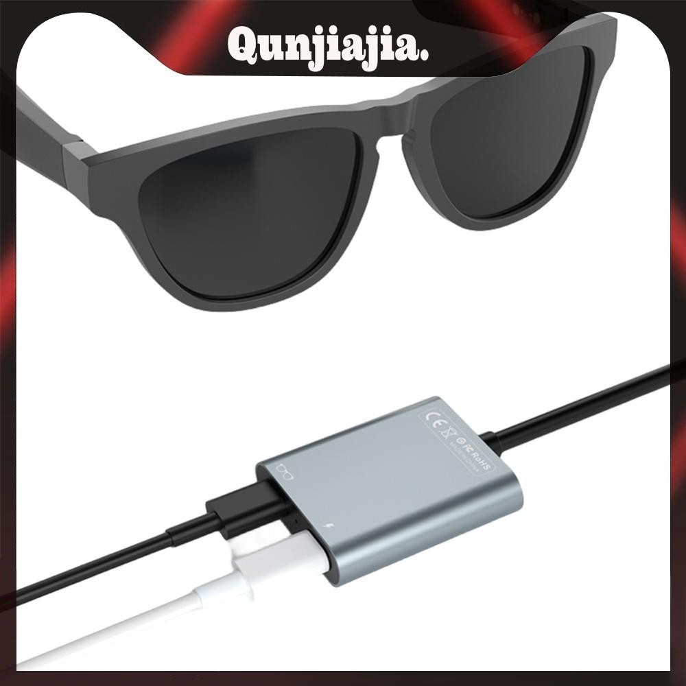 2 in 1 ฮับ USB-C PD100W ถ่ายโอนข้อมูล 10Gbps สําหรับแว่นตา AR