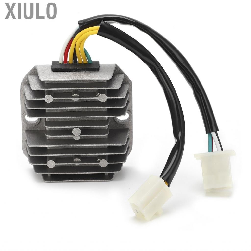 Xiulo Voltage Regulator Rectifier Motorcycle Easy To Install for Mopeds ATVs Scooters