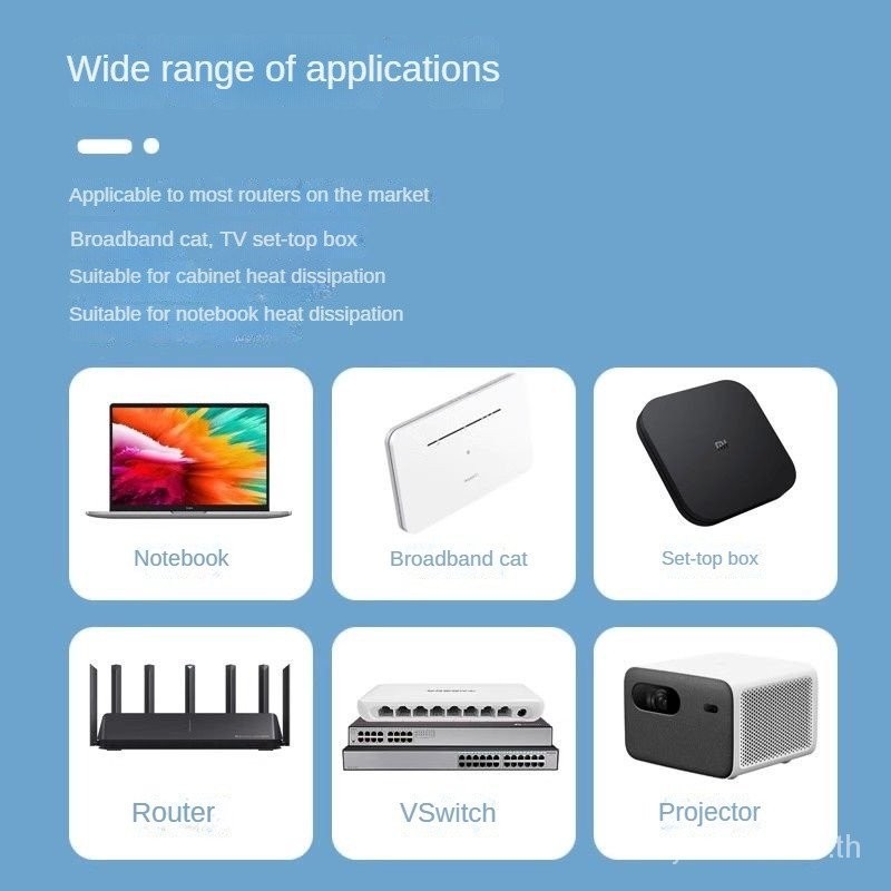 พัดลม usb พัดลมระบายความร้อน เราเตอร์ USB 5V เสียงเงียบพิเศษ สําหรับครัวเรือน G4QG