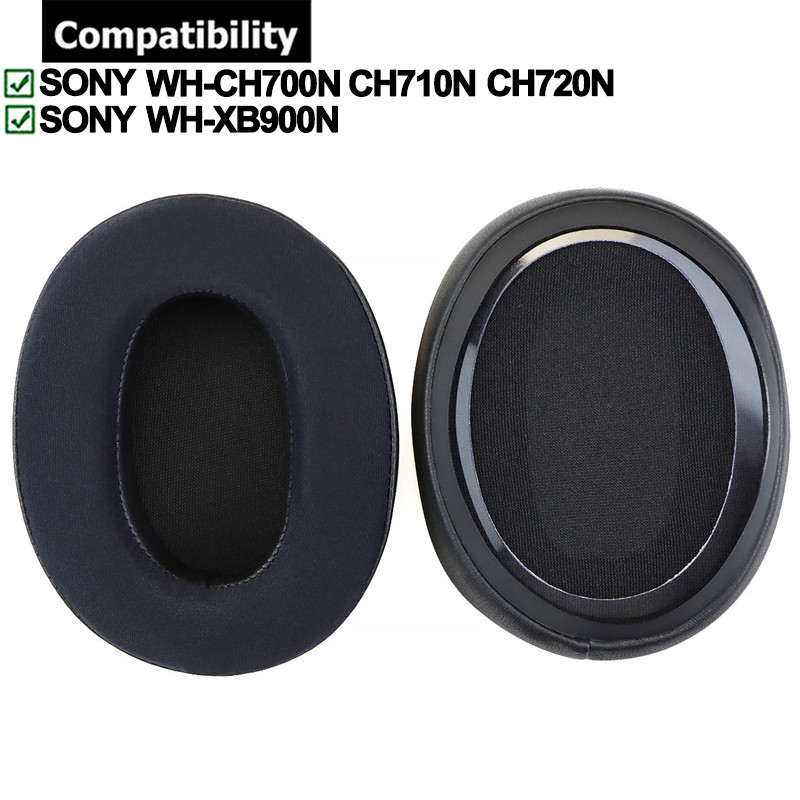 แผ่นเจลฟองน้ํารองหูฟัง สําหรับ Sony WH-XB900N 1 คู่