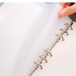 ถุงซิป PVC แบบใส กันน้ํา มีซิปรูด ขนาด A4 A5 A6 A7 B5 4 6 20 26 รู