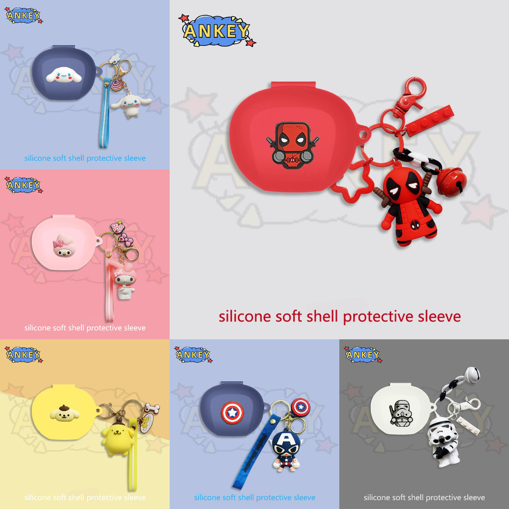 For Edifier NeoBuds Plus / NeoBuds Pro 2 Earphone Silicone Case Dog Cute Earbuds Soft Protective Hea