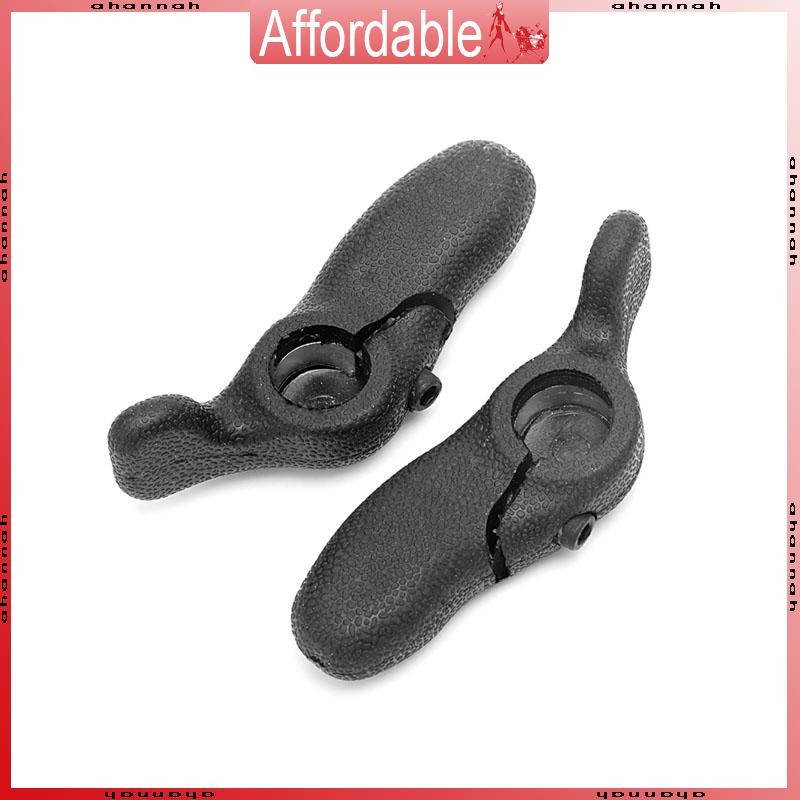 Ah 1 คู่ MTB Mountain OX Horn Shape Bar Ends แผนที่ยาง Handlebar Grips