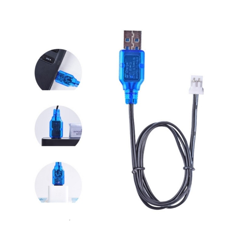 BTM PH2 0-2P สายชาร์จ USB PH2 0-2P ปลั๊กสําหรับ 3 7V แบตเตอรี่ลิเธียม 18650