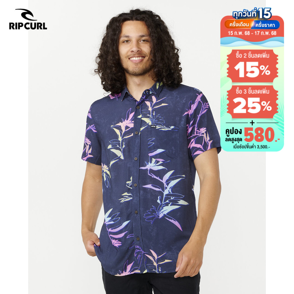 RIPCURL เสื้อเชิ้ต 03QMSH FUN TIMES S/S SHIRT S24
