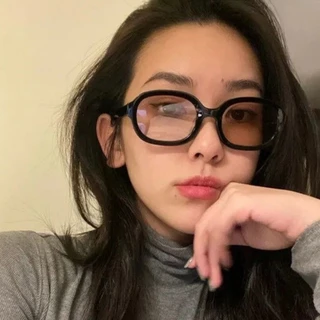 แว่นกันแดดกันแดดฮิปฮอปสตรีทรงวงรีแฟชั่นเกาหลีย้อนยุคใหม่