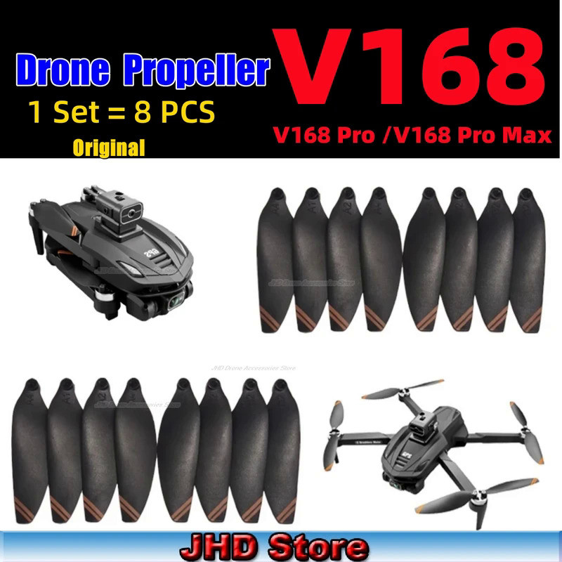 JHD V168 PRO Drone Propeller For Original V168 Pro Drone Spare Paddle V168 Pro MAX Drone Replacement