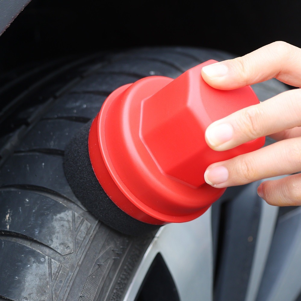 ฟองน้ําขัดล้อรถโค้ง - แปรงทําความสะอาดการบํารุงรักษารถยนต์ - ยางอัตโนมัติ แว็กซ์ ผู้สมัคร - อุปกรณ์ยานยนต์ - แผ่นทําความสะอาดยางพร้อมฝาปิด - รูปที่ 2