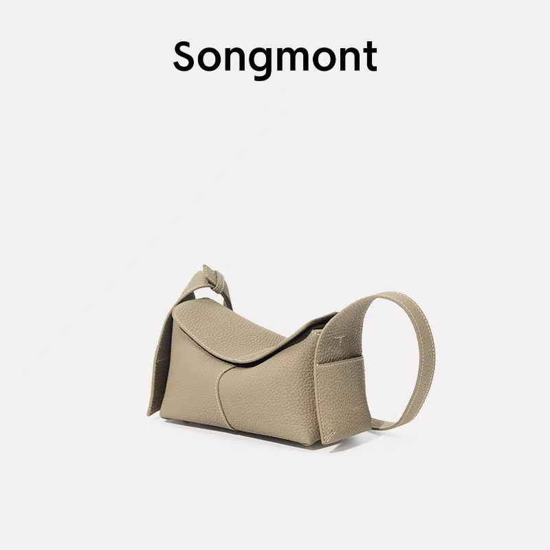 กระเป๋าสะพายข้างซีรีส์ห้อยหู Songmont Yamashita Arimatsu กระเป๋าแฟชั่นฤดูใบไม้ร่วงฤดูหนาว กระเป๋าสะพายข้างผู้หญิง Song 0220 VOEJ