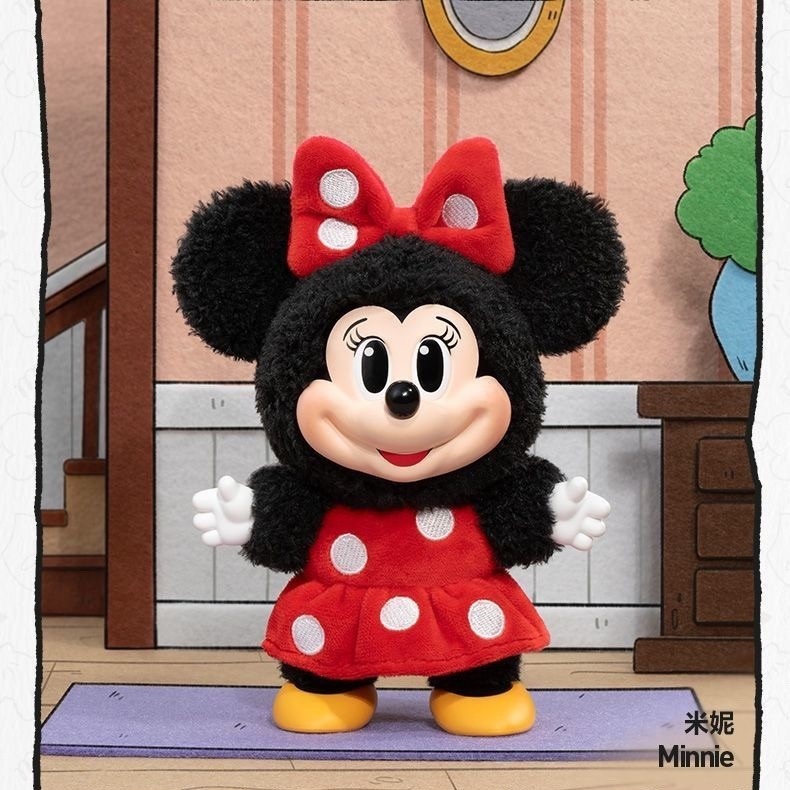 Mickey Family Cute Together Pendant Series Handmade Blind Box Disney Plush Popmart Official