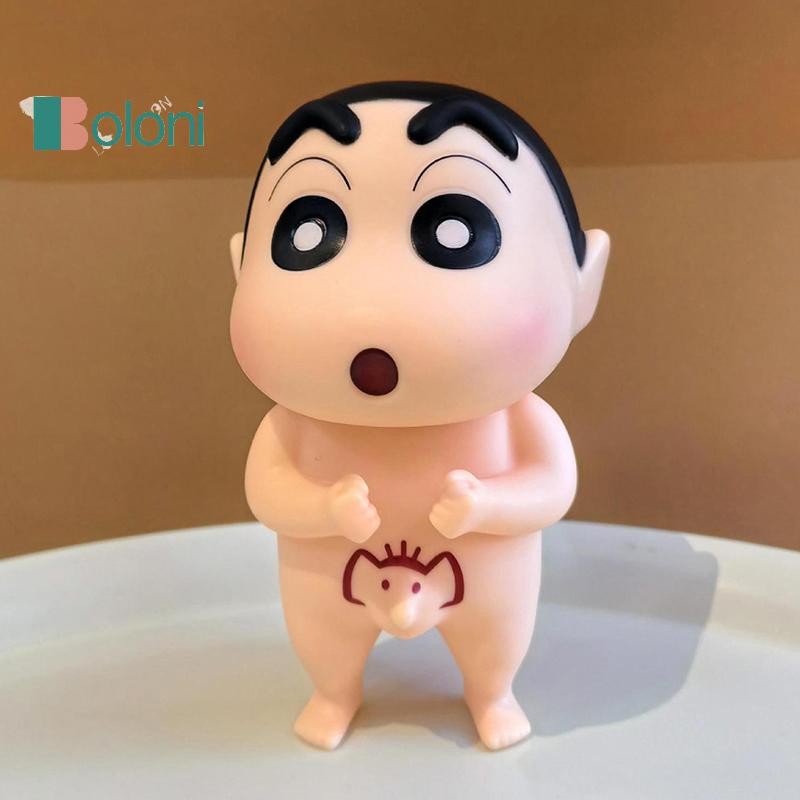 [โบโลนี] อะนิเมะน่ารักอาบน้ําช้างเครยอนชินจังตกแต่งห้องน้ําการ์ตูนรุ่นสก์ท็อปเครื่องประดับของขวัญตลกสําหรับเด็กเด็กผู้ชายใ