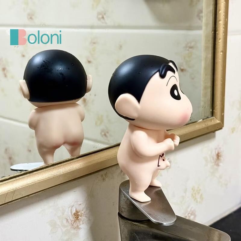 [โบโลนี] อะนิเมะน่ารักอาบน้ําช้างเครยอนชินจังตกแต่งห้องน้ําการ์ตูนรุ่นสก์ท็อปเครื่องประดับของขวัญตลกสําหรับเด็กเด็กผู้ชายใ