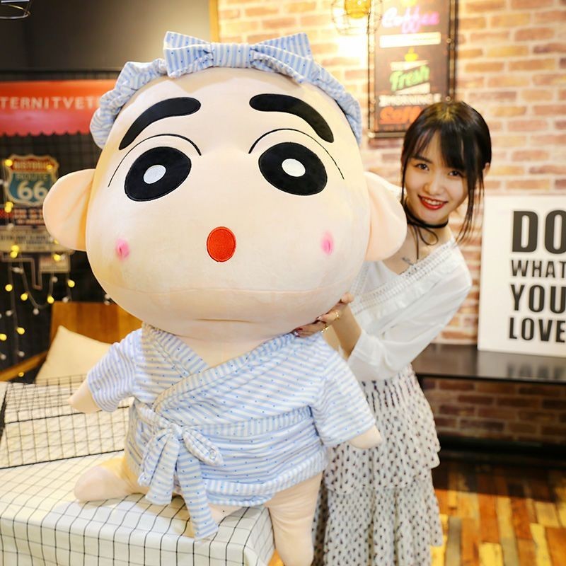 หมอนตุ๊กตาชินจัง ขนาดใหญ่ เหมาะกับของขวัญวันวาเลนไทน์ สําหรับแฟนสาว