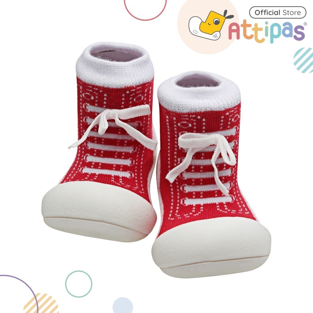 Attipas Functional Baby Shoes Prewalker Shoes - Sneaker Red