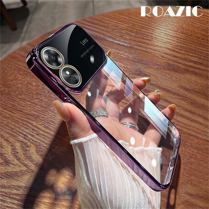 เคส OPPO A17 A17k A18 A38 A58 A78 A78 5G A98 5G A15 A15S A54 A55 A57 2022 A77S A16 A16K Tpu กันกระแทก บางเฉียบ ฝาหลัง DSC
