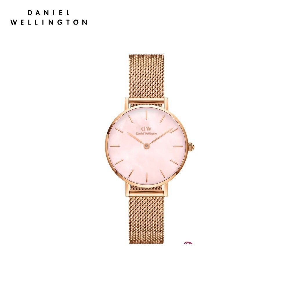 (ทักแชทรับโค้ด) Daniel Wellington นาฬิกา Petie 28 Melrose Rose Gold MOP สีโรสโกลด์