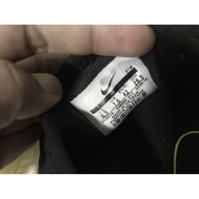 Nike Airmax 270 สีดำ แท้ % size.42 ยาว 26.5 cm