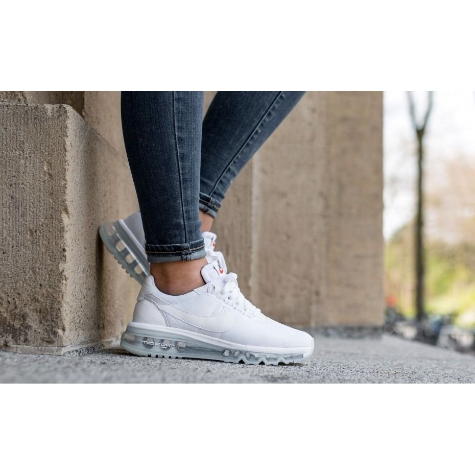 Nike AIR MAX LD-ZERO Fujiwara Hiroshi รองเท้าผ้าใบ คุณภาพสูง 896495-100 เบาะลม สีขาวล้วน สโนว์ไวท์ สําหรับผู้ชาย ผู้หญิง