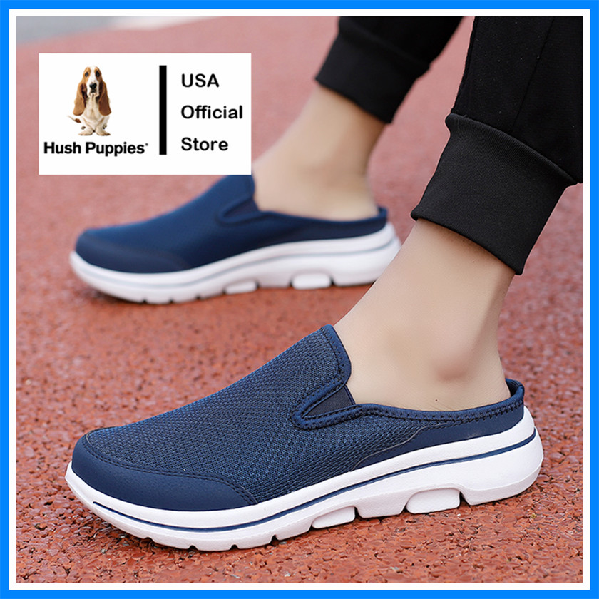 Hush Puppies รองเท้าผู้ชายกีฬารองเท้าผู้ชายฤดูร้อนรองเท้าผ้าใบขนาดใหญ่ EU 45 46 47 48
