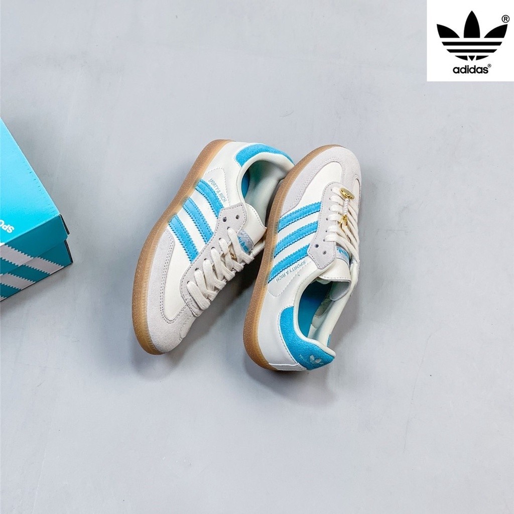 ♞Original Adidas Samba Vegan clover รองเท้าผ้าใบลําลอง ข้อสั้น football boots