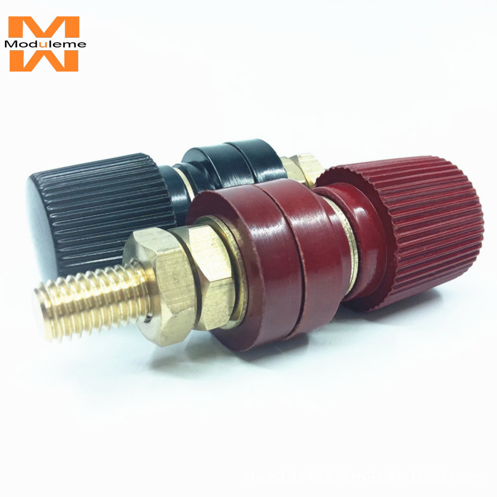 อุปกรณ์เชื่อมต่อแบตเตอรี่อินเวอร์เตอร์ M8 555 100A สีแดง และสีดํา