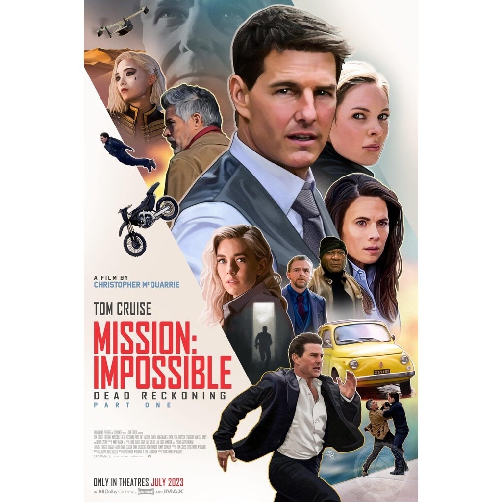 Mission Impossible 7 Dead Reckoning Part One มิชชั่น อิมพอสซิเบิ้ล ล่าพิกัดมรณะ (2023) DVD หนังใหม่ 