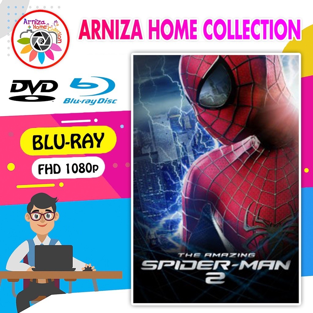 แผ่น DVD เทปคาสเซ็ต The Amazing Spider-Man 2 Bluray
2014