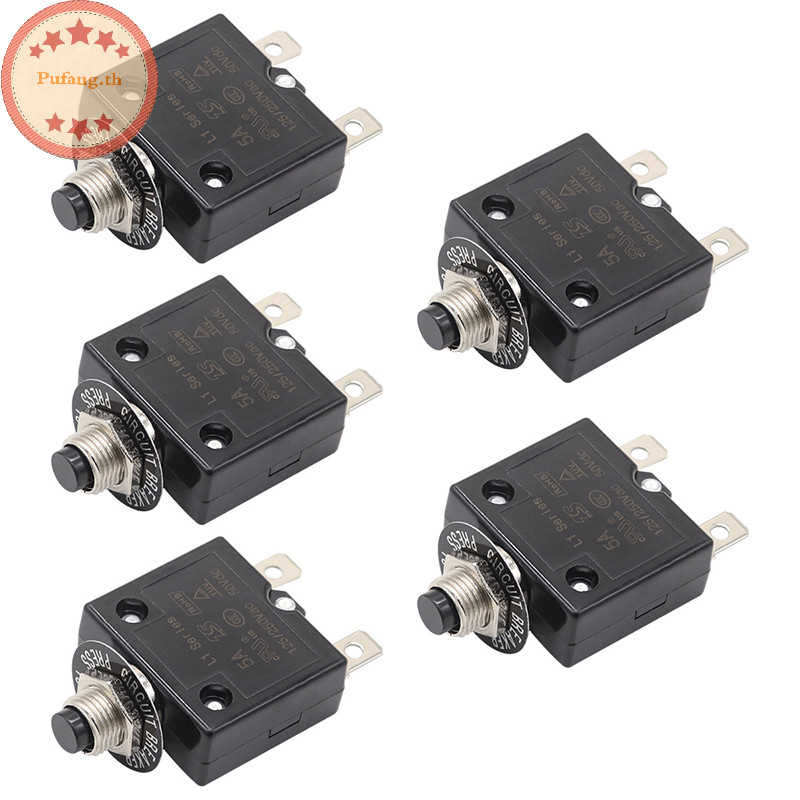 Pufang สวิตช์ฟิวส์วงจรเบรกเกอร์ ป้องกันกระแสไฟเกิน 20A 25A 30A 40A L-MC DIY