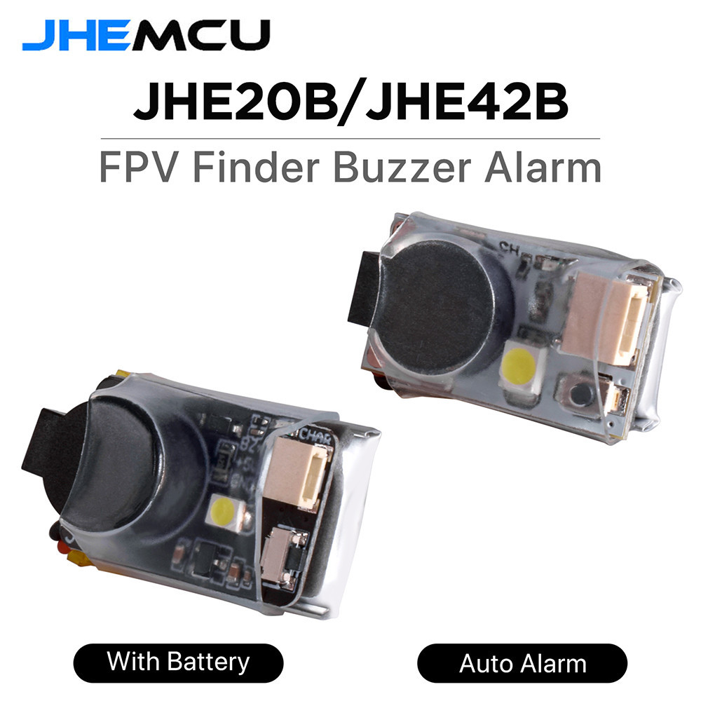 Jhemcu JHE42B JHE20B Finder Mini 5V บัซเซอร์ติดตาม ป้องกันการสูญหาย 110dB พร้อมไฟ LED