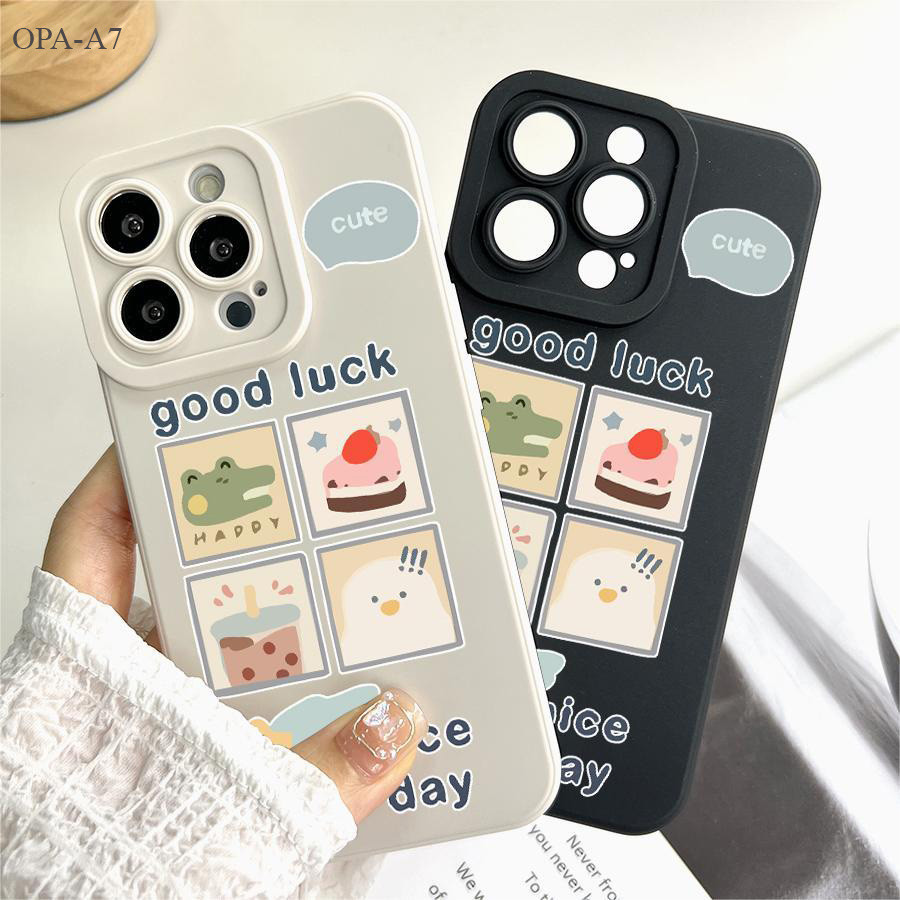 เคส For OPPO A7 A5S A12 A9 A31 A3S A53 A15 A15S A16 A93 A76 A36 A96 A57 A77S Reno 8Z 7Z 5G 2020 2022 เคสออปโป้ Case TY