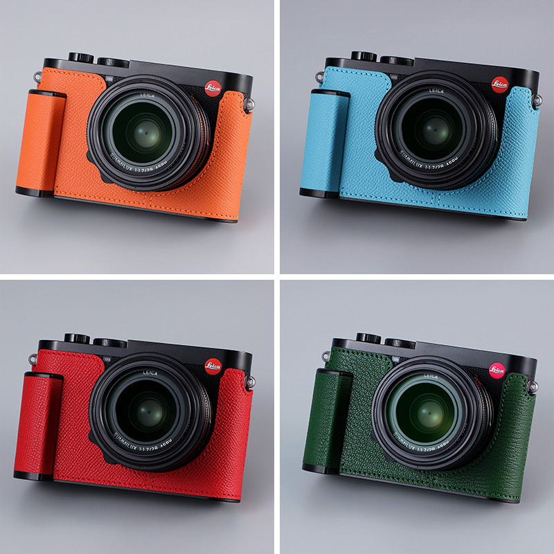 Milicase เคสหนังแท้ ป้องกันกล้อง สําหรับ Leica Leica Q3 Q2