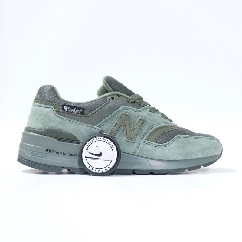 Sepatu New Balance 997s Olive 100% BNIB แท้ 1:1  รองเท้ากีฬา