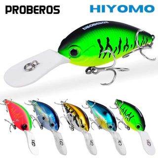 Proberos 1PCS เหยื่อตกปลาเหยื่อหล่อ 10.5 ซม.15g ดําน้ําลึก Crankbait Minnow Wobblers เหยื่อ Hard ประดิษฐ์ Treble Hook Toman ตกปลา Tackle