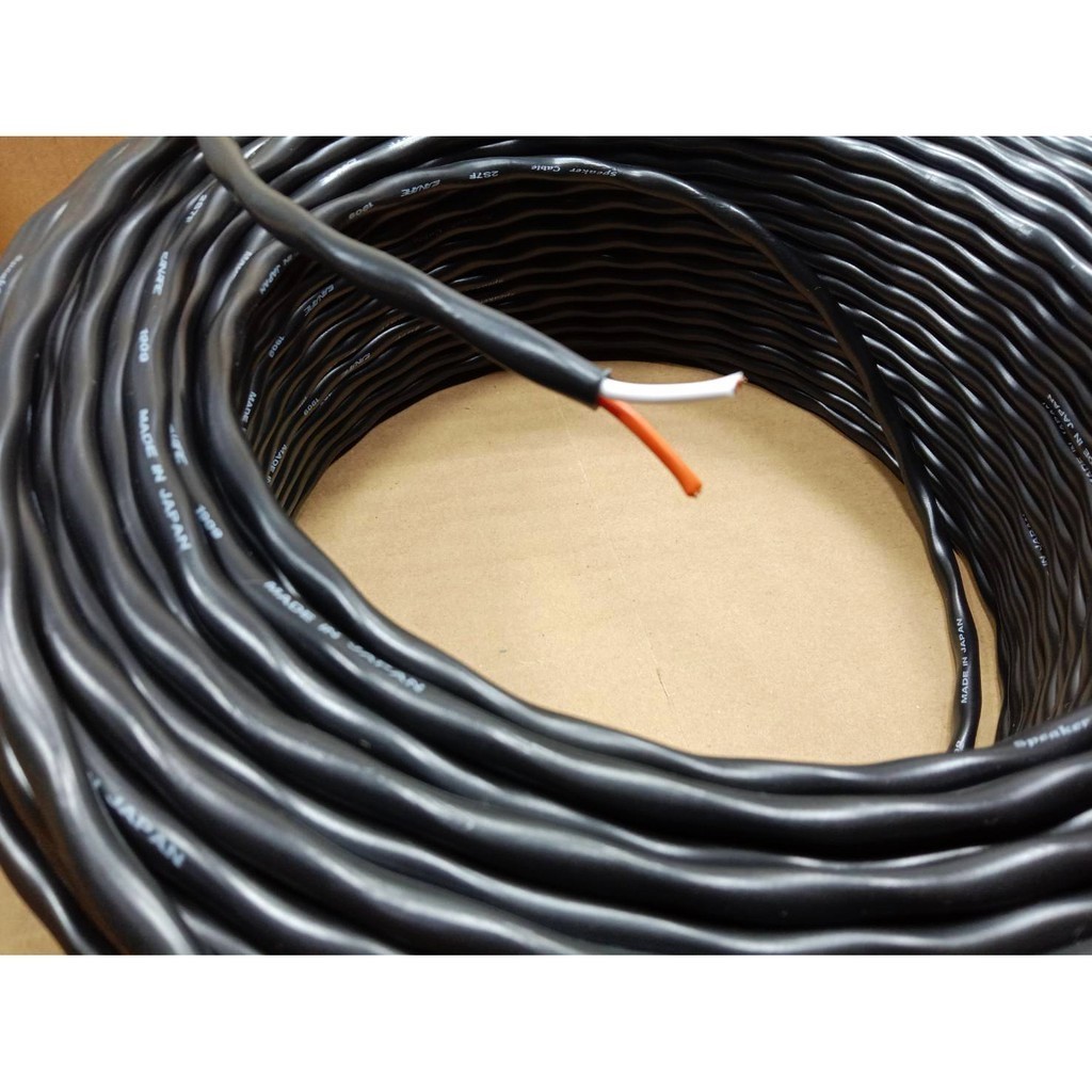 ..สายลำโพง Canare  Made in Japan รุ่น 2S7F ขนาด 16 AWG ความยาว10เมตรขึ้นไป รบกวนอ่านรายละเอียด..