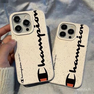 เคสโทรศัพท์มือถือ กันกระแทก พิมพ์ลายตัวอักษร Champion แฟชั่น สําหรับ iPhone 11 12 13 15 Pro Max 11promax 12pro 13promax 14promax XR X XS Max 7plus 14plus 15plus