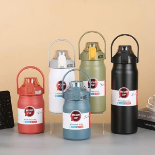 FASHIONKA 1 ชิ้นขวดฝาปิด, Therms Splash Proof ถ้วยหมวก,ทนทานพร้อมที่จับขวดอุปกรณ์เสริม Tumbber ถ้วยฝาปิดสําหรับ 1000/1200/1500/1800ml