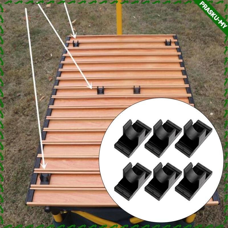 [PraskuMY] 6x Camping Wagon Card Buckle Push Pull Cart Add Ons Fix Clip Accessories Garden Trolley Cart Buckle for Sport Outdoors
