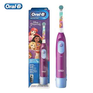 Oral B แปรงสีฟันไฟฟ้า ขนแปรงนุ่มพิเศษ ตั้งเวลาได้ 2 นาที กันน้ํา พร้อมแปรง แบบเปลี่ยน สําหรับเด็ก