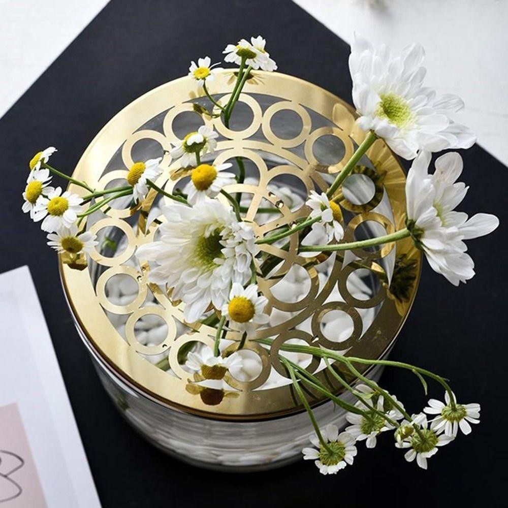 Janfat ฝาช่อดอกไม้ โลหะ ใช้ซ้ําได้ สําหรับจัดดอกไม้ - รูปที่ 2