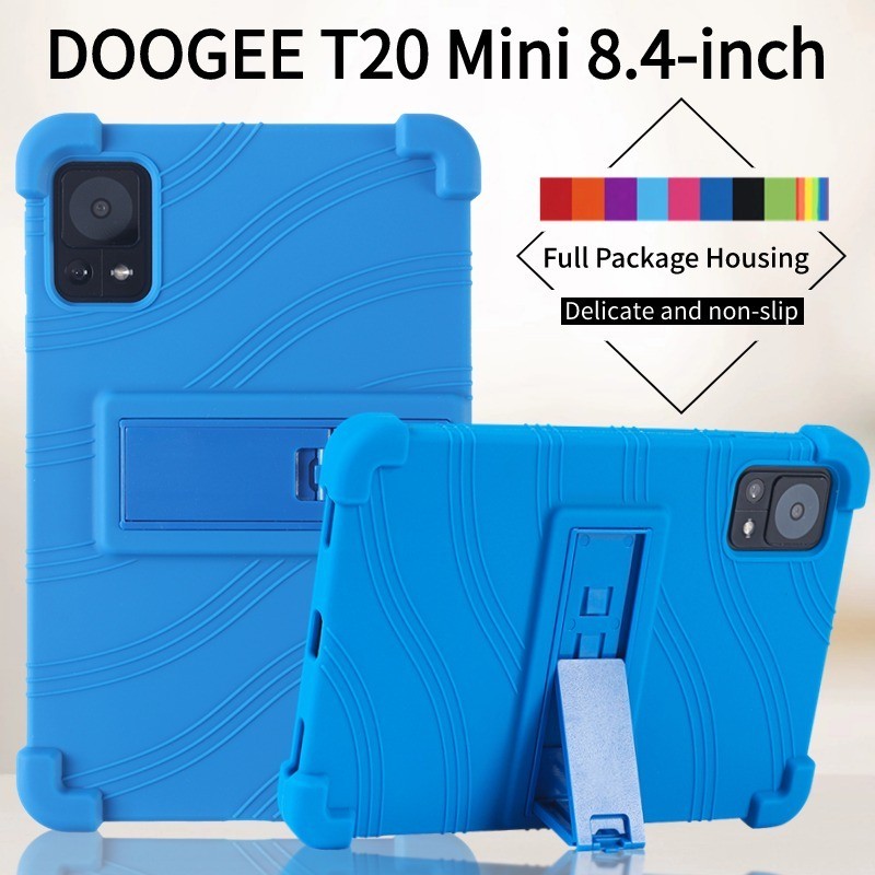 เคสซิลิโคนนิ่ม พร้อมขาตั้ง กันกระแทก สําหรับ Doogee T20 Mini 8.4 นิ้ว Doogee T20 Mini Pro 8.4 นิ้ว