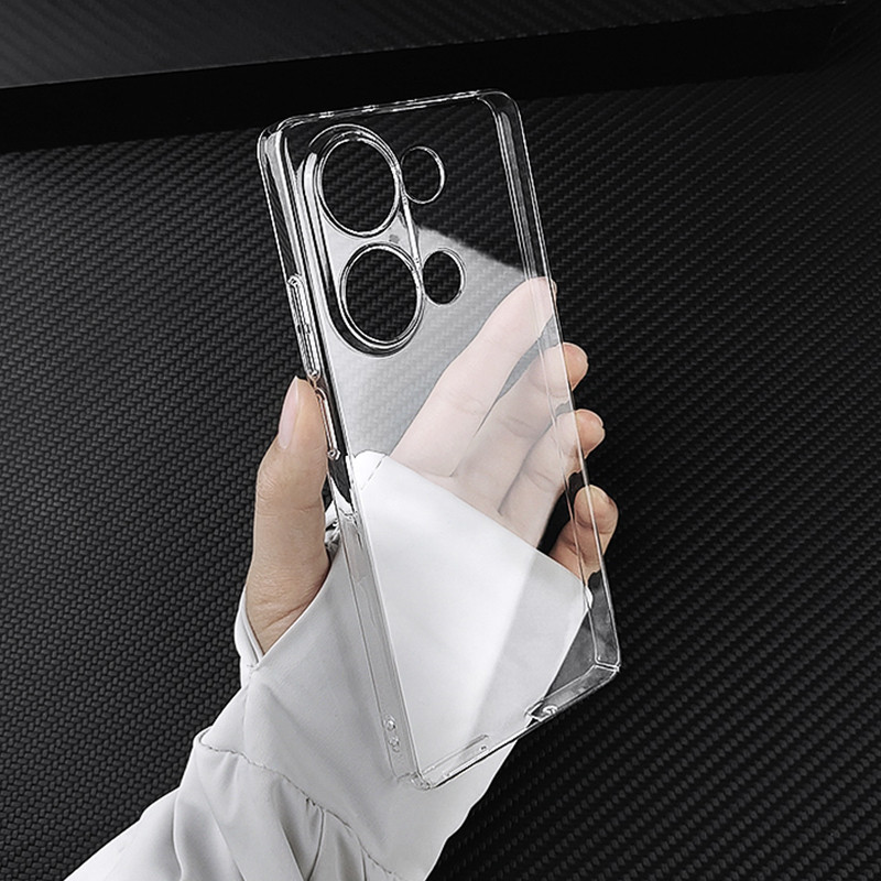 เคสโทรศัพท์มือถือ PC แข็ง แบบใส ป้องกันกล้อง สําหรับ Xiaomi Redmi Note 13 Note13 Poco M6 Pro 13Pro M6Pro 4G