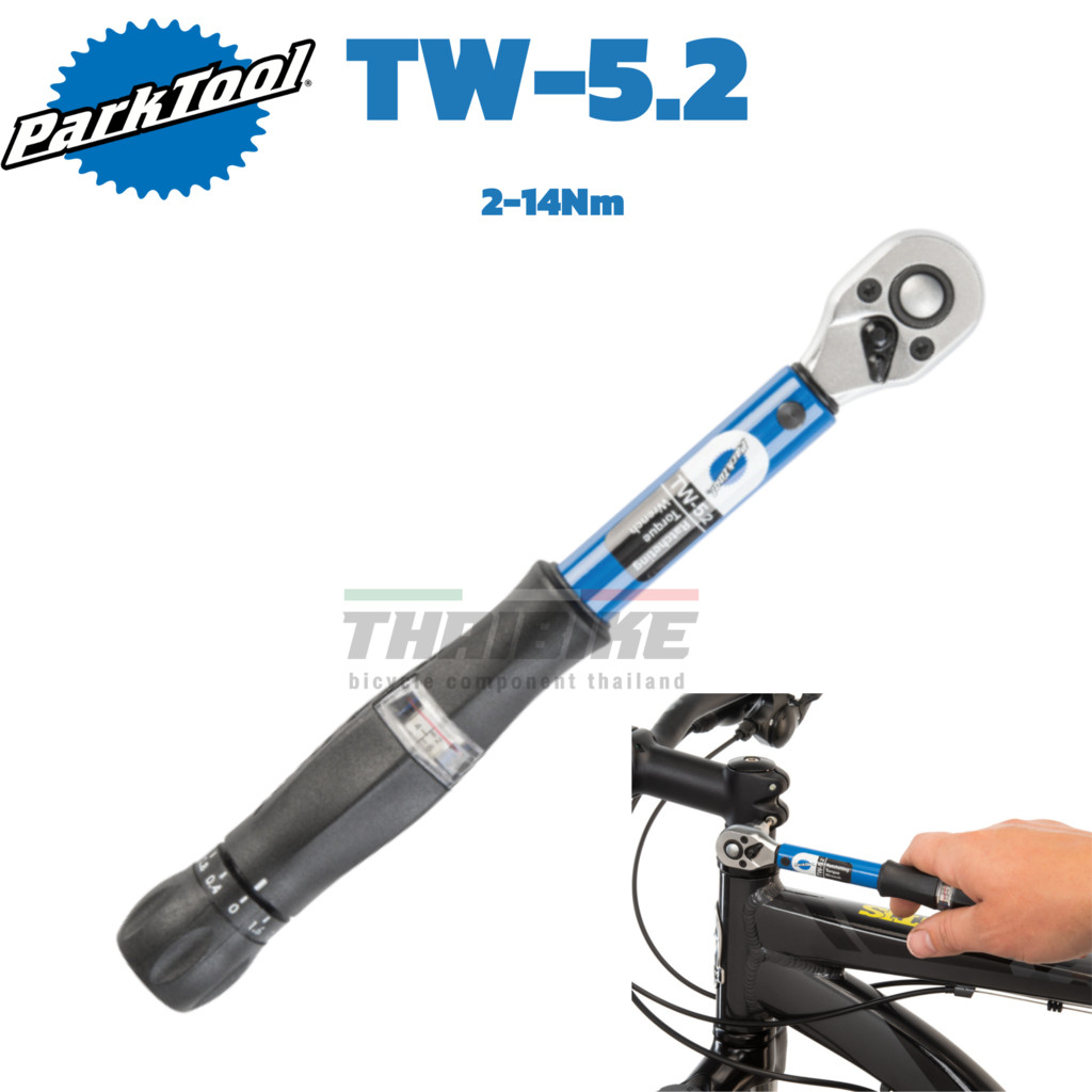 ประแจปอนด์จักรยาน Park Tool TW-5.2 RATCHETING CLICK-TYPE TORQUE WRENCH