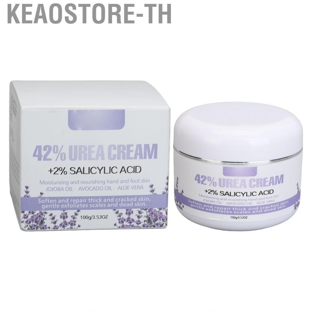 Keaostore-th Foot Hand Cream Keep Silky Nourish Care 100g Soften Dry Exfoliate 2 Percent Salicylic Acid Reduce Rough for Skin