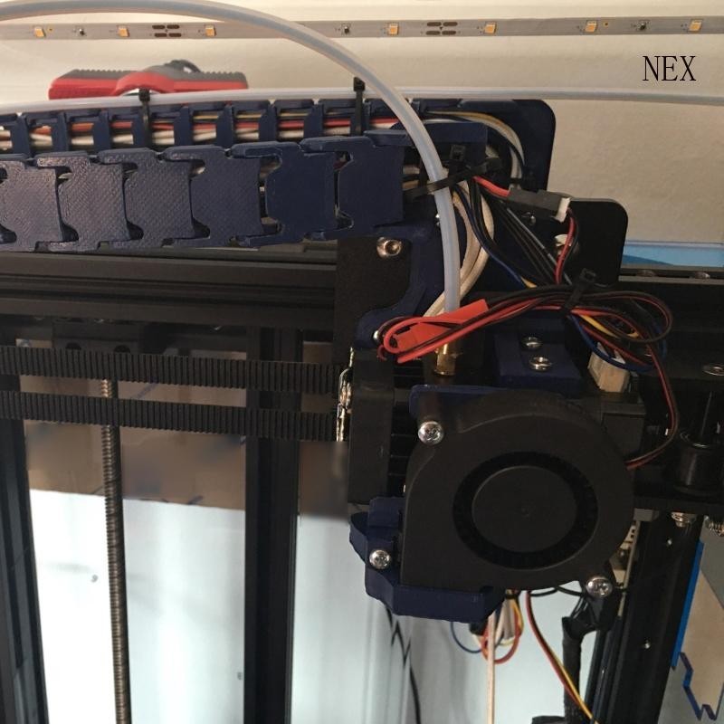 Nex พัดลมระบายความร้อน 4300RPM สําหรับแบริ่งน้ํามันเครื่องพิมพ์ 3D DC 5V 12V 24V 0 22A 5015 50 มม.