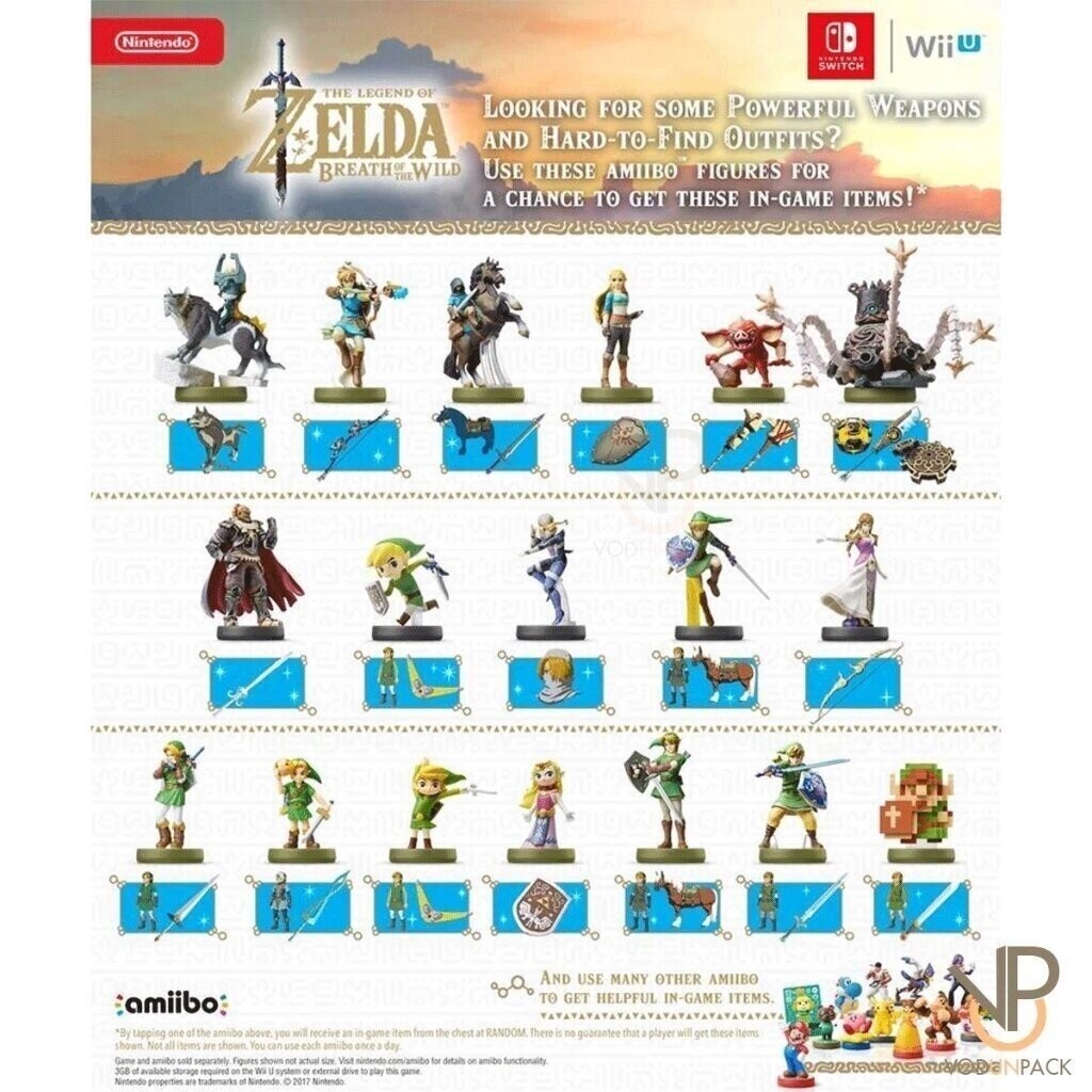 [Amiibo Coin] Zelda Tears Of The Kingdom / Breath Of The Wilds Coin NFC Nintendo switch อะมิโบ้ เซลด้า / Link อะมิโบ้