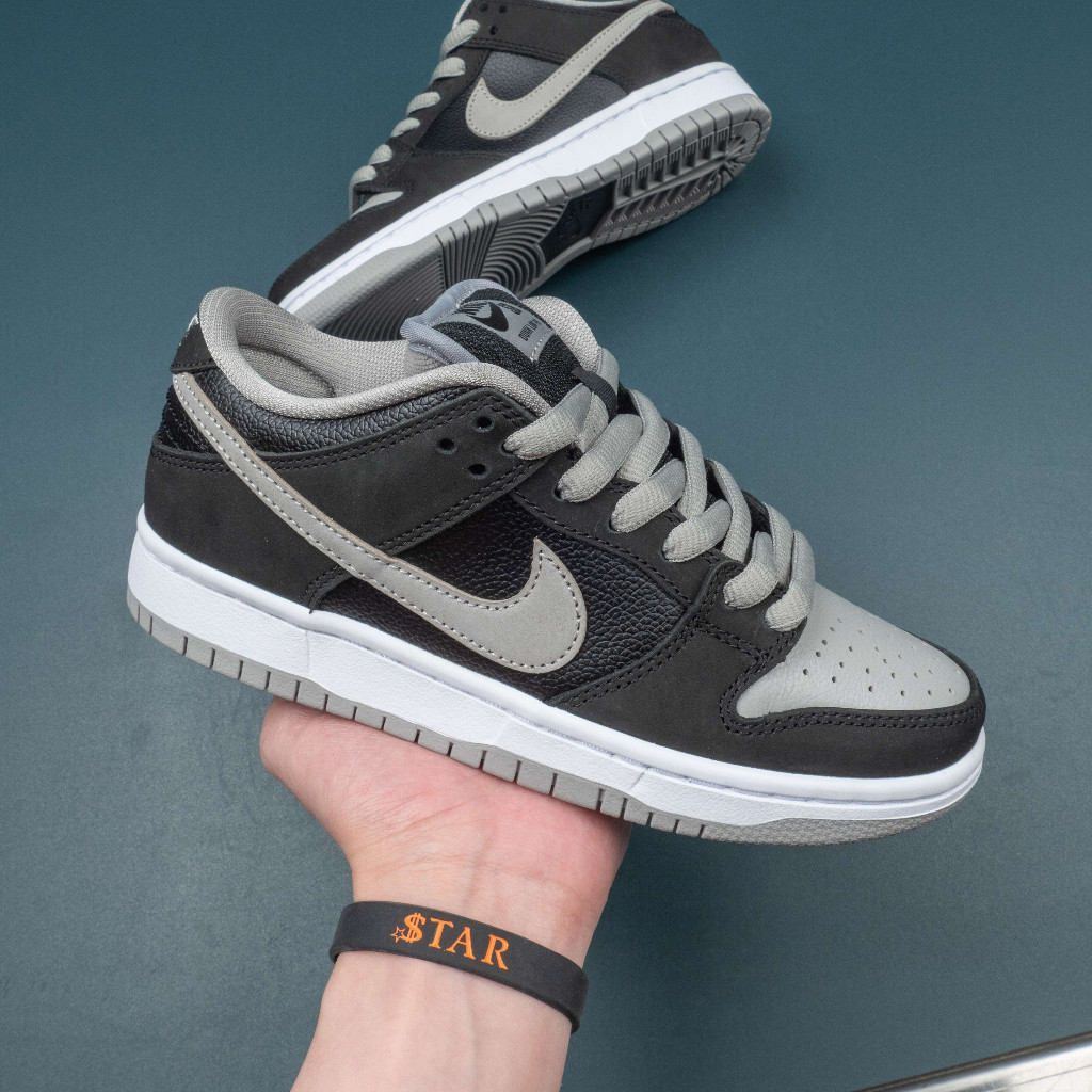 Nike Sb Dunk Low Black White Grey “J-pack Shadow” รองเท้าผ้าใบผู้ใหญ่