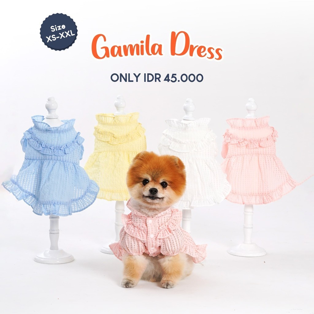 Pawlovin - Gamila Dress เสื้อผ้าสุนัขและแมว