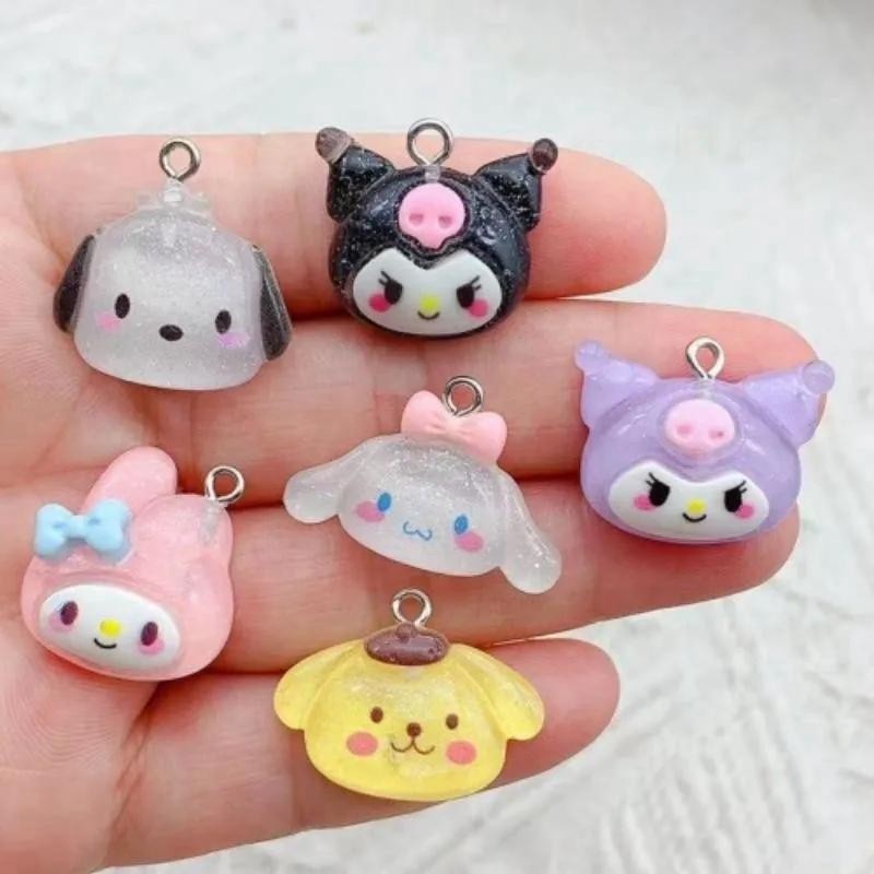 10 ชิ้น / แพ็ค ตลก กระต่ายน่ารัก สุนัข แมว จี้เรซิ่น สําหรับ DIY ต่างหู พวงกุญแจ เครื่องประดับ จํานวนมาก ขายส่ง