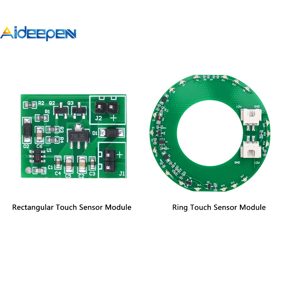 Aideepen โมดูลไดรเวอร์ Led ตรวจจับแบบสัมผัส ตรวจจับแสงดาวบนโต๊ะ 2/5 ชิ้น